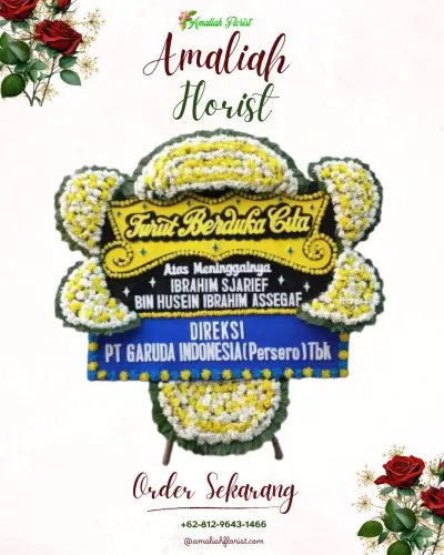 Papan Bunga Duka di Pemuteran