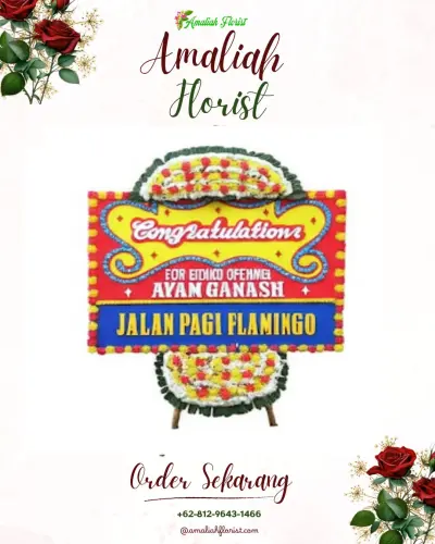 Bunga Papan Congratulation di Pemuteran